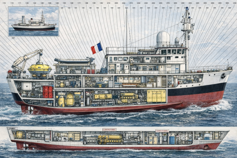 structure de La Calypso