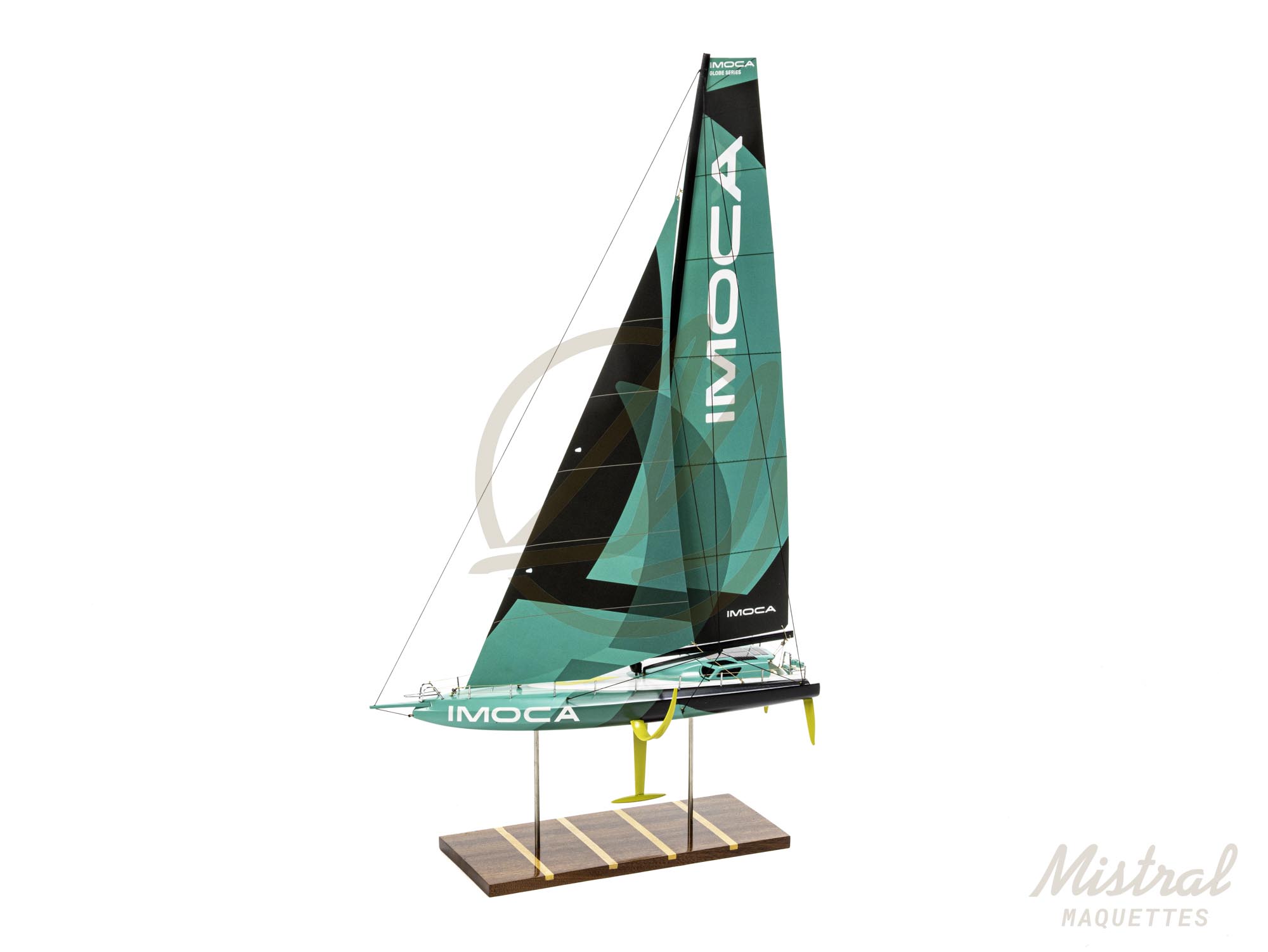 imoca Maquette de l'IMOCA 60 du Vendée Globe. Con!ue en Impression 3D. Prête à exposer.