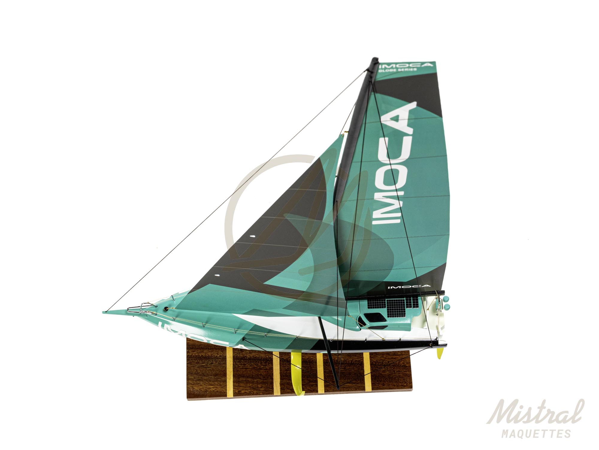 imoca Maquette de l'IMOCA 60 du Vendée Globe. Con!ue en Impression 3D. Prête à exposer.