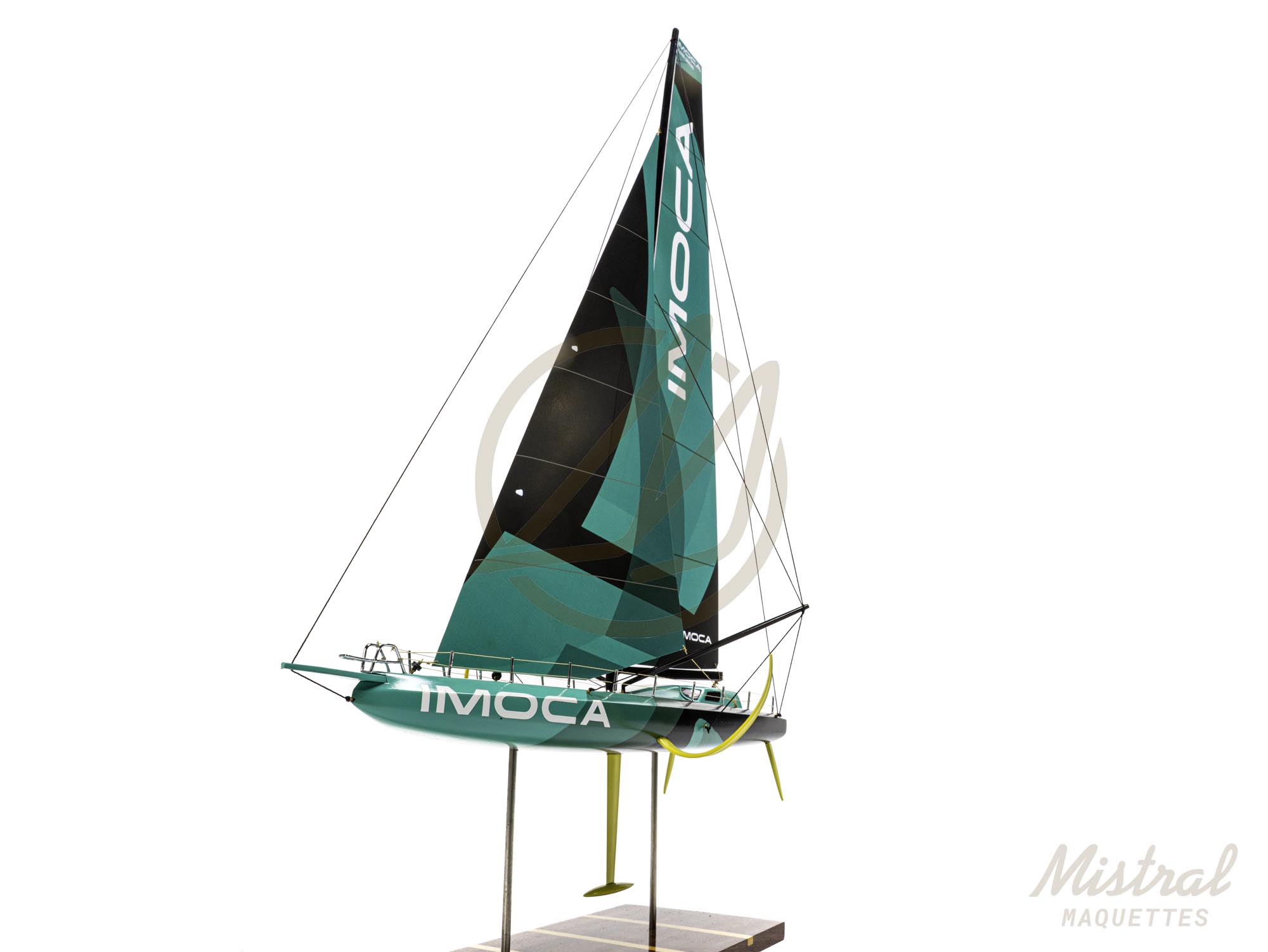 imoca Maquette de l'IMOCA 60 du Vendée Globe. Con!ue en Impression 3D. Prête à exposer.