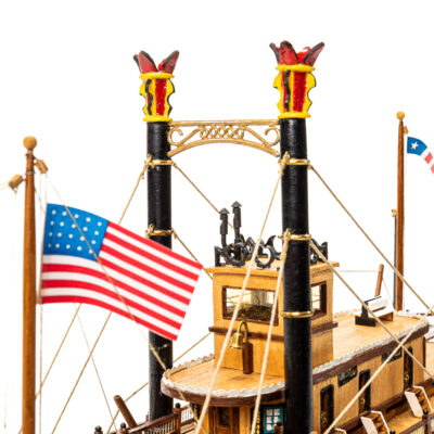 Maquette du King Of Missisipi - Célèbre Bateau à Aube - Mistral Maquettes