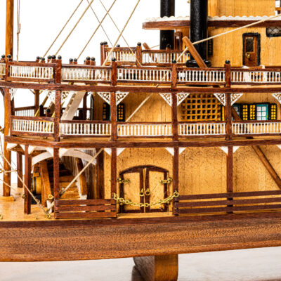 Maquette du King Of Missisipi - Célèbre Bateau à Aube - Mistral Maquettes