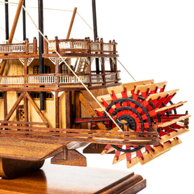 Maquette du King Of Missisipi - Célèbre Bateau à Aube - Mistral Maquettes
