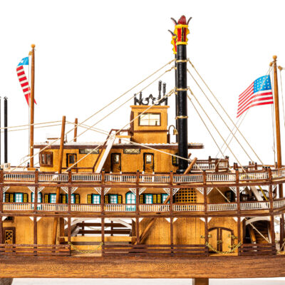 Maquette du King Of Missisipi - Célèbre Bateau à Aube - Mistral Maquettes