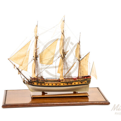 La Flore - 1756 - Maquette de Bateau de Collection - Déjà Montée - Exemplaire Unique Haut de Gamme - Mistral Maquettes