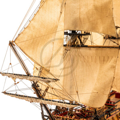 La Flore - 1756 - Maquette de Bateau de Collection - Déjà Montée - Exemplaire Unique Haut de Gamme - Mistral Maquettes