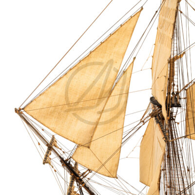 La Flore - 1756 - Maquette de Bateau de Collection - Déjà Montée - Exemplaire Unique Haut de Gamme - Mistral Maquettes