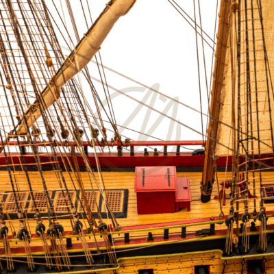 La Flore - 1756 - Maquette de Bateau de Collection - Déjà Montée - Exemplaire Unique Haut de Gamme - Mistral Maquettes