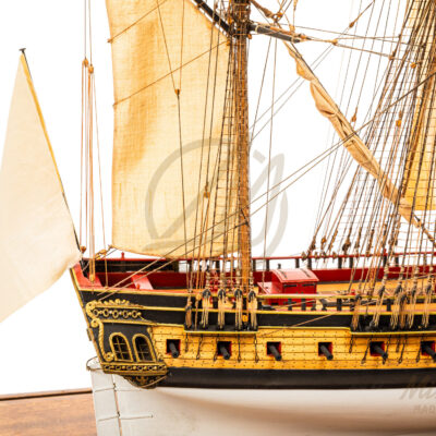 La Flore - 1756 - Maquette de Bateau de Collection - Déjà Montée - Exemplaire Unique Haut de Gamme - Mistral Maquettes