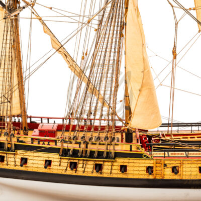 La Flore - 1756 - Maquette de Bateau de Collection - Déjà Montée - Exemplaire Unique Haut de Gamme - Mistral Maquettes