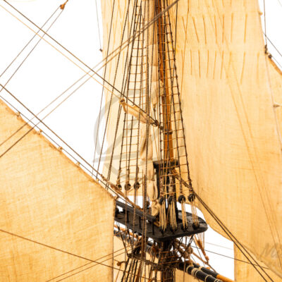 La Flore - 1756 - Maquette de Bateau de Collection - Déjà Montée - Exemplaire Unique Haut de Gamme - Mistral Maquettes