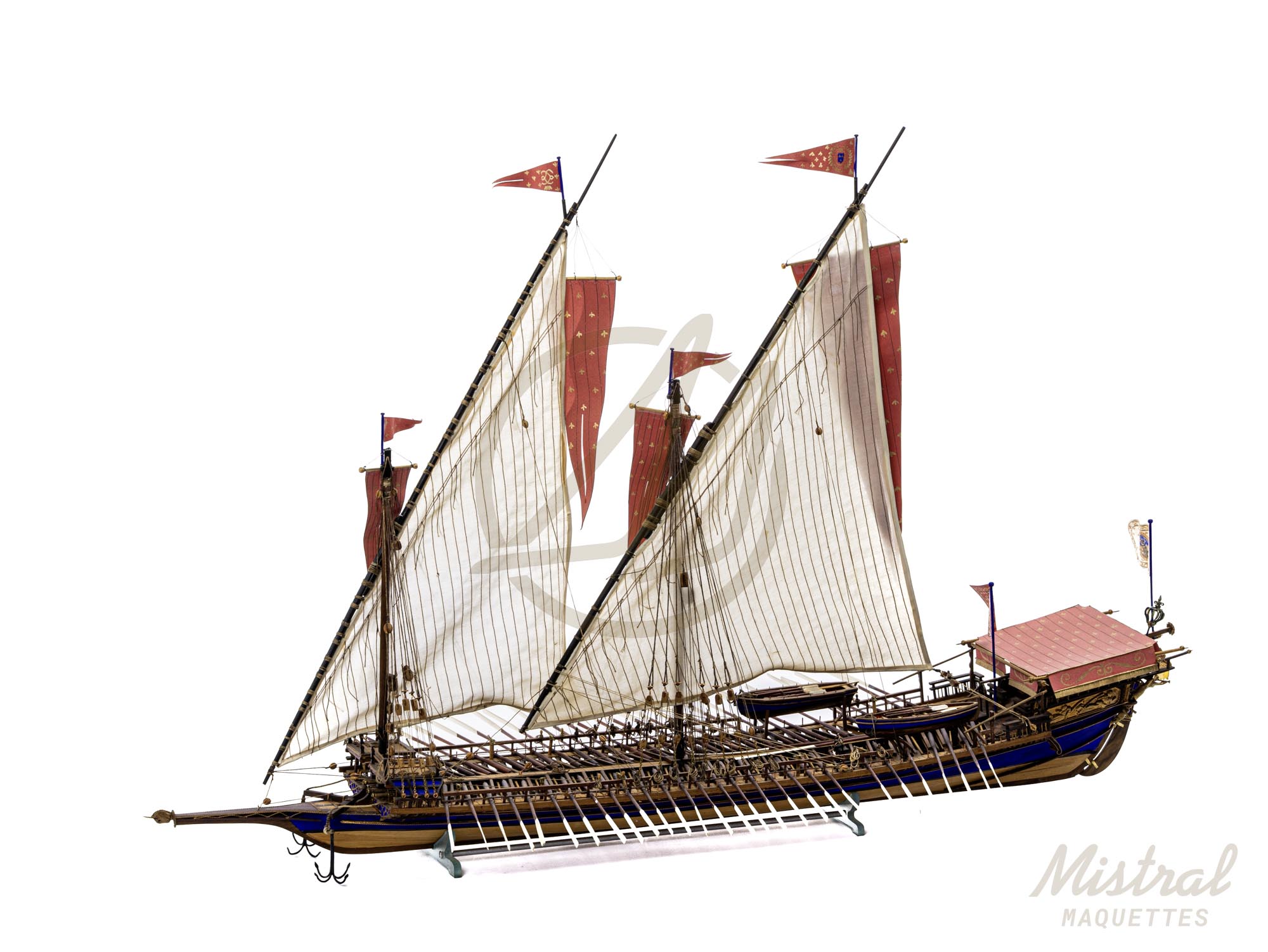 Maquette de La Réale de France vue d'ensemble