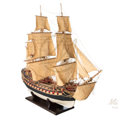 Le Protecteur - 1760 - Maquette de Bateau de Collection - Déjà Montée - Exemplaire Unique Haut de Gamme - Mistral Maquettes