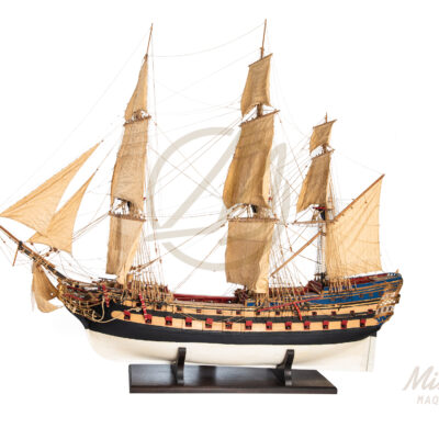 Le Protecteur - 1760 - Maquette de Bateau de Collection - Déjà Montée - Exemplaire Unique Haut de Gamme - Mistral Maquettes