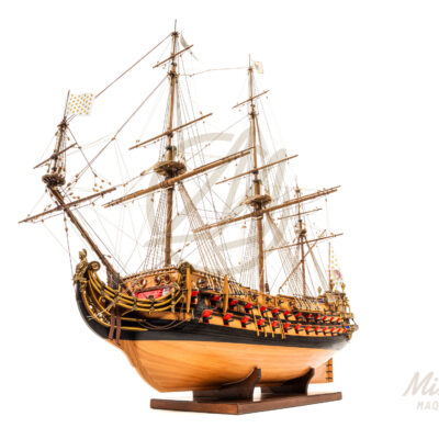 Maquette de l'Ambitieux · Exemplaire Unique de Vaisseau Ancien · Mistral Maquettes · Maquette de Bateau de Collection