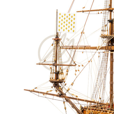 Maquette de l'Ambitieux · Exemplaire Unique de Vaisseau Ancien · Mistral Maquettes · Maquette de Bateau de Collection