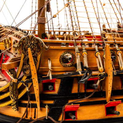 Maquette de l'Ambitieux · Exemplaire Unique de Vaisseau Ancien · Mistral Maquettes · Maquette de Bateau de Collection