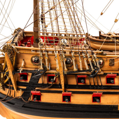 Maquette de l'Ambitieux · Exemplaire Unique de Vaisseau Ancien · Mistral Maquettes · Maquette de Bateau de Collection