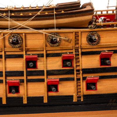Maquette de l'Ambitieux · Exemplaire Unique de Vaisseau Ancien · Mistral Maquettes · Maquette de Bateau de Collection