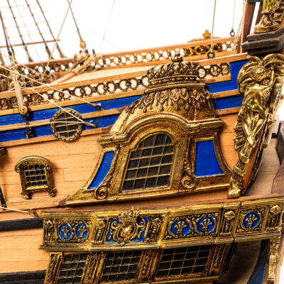 Maquette de l'Ambitieux · Exemplaire Unique de Vaisseau Ancien · Mistral Maquettes · Maquette de Bateau de Collection