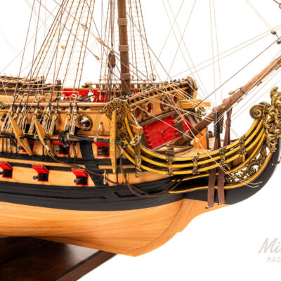 Maquette de l'Ambitieux · Exemplaire Unique de Vaisseau Ancien · Mistral Maquettes · Maquette de Bateau de Collection