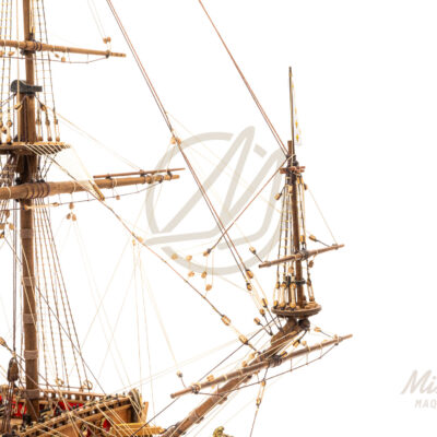 Maquette de l'Ambitieux · Exemplaire Unique de Vaisseau Ancien · Mistral Maquettes · Maquette de Bateau de Collection