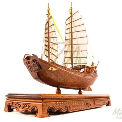 Maquette de la Jonque Chinoise - Maquette de Bateau en Bois Déjà Montée - Mistral Maquettes