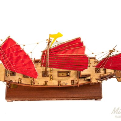 Maquette de la Jonque Chinoise - Jonque Sampan - Maquette Haut de Gamme Déjà Montée