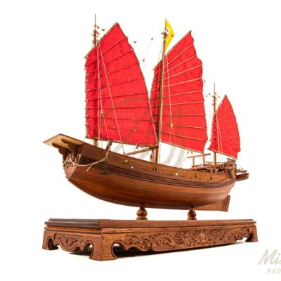 Maquette de la Jonque Chinoise - Jonque Sampan - Maquette Haut de Gamme Déjà Montée