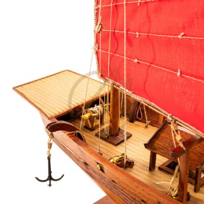 Maquette de la Jonque Chinoise - Jonque Sampan - Maquette Haut de Gamme Déjà Montée