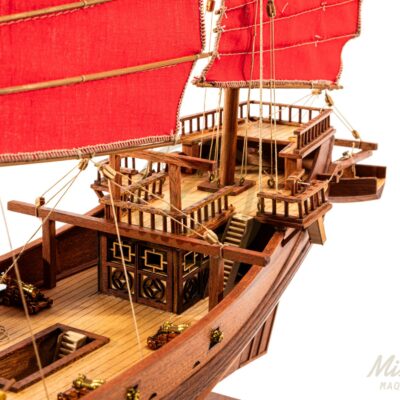 Maquette de la Jonque Chinoise - Jonque Sampan - Maquette Haut de Gamme Déjà Montée