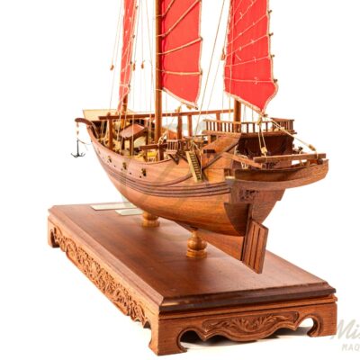 Maquette de la Jonque Chinoise - Jonque Sampan - Maquette Haut de Gamme Déjà Montée