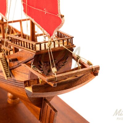 Maquette de la Jonque Chinoise - Jonque Sampan - Maquette Haut de Gamme Déjà Montée