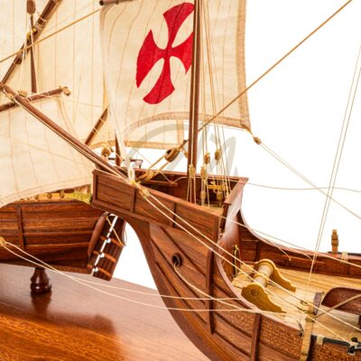 Maquette de la Santa Maria - Pinta - Nina de Christophe Colomb - Maquette de Bateau ancien en Bois - Haut de Gamme - Montée - Mistral Maquettes