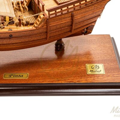 Maquette de la Santa Maria - Pinta - Nina de Christophe Colomb - Maquette de Bateau ancien en Bois - Haut de Gamme - Montée - Mistral Maquettes