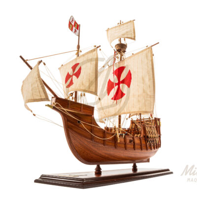 Maquette de la Santa Maria de Christophe Colomb - Maquette de Bateau ancien en Bois - Haut de Gamme - Montée - Mistral Maquettes