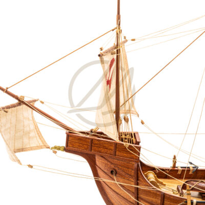 Maquette de la Santa Maria de Christophe Colomb - Maquette de Bateau ancien en Bois - Haut de Gamme - Montée - Mistral Maquettes