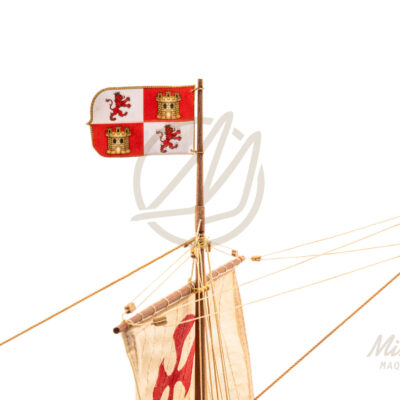 Maquette de la Santa Maria de Christophe Colomb - Maquette de Bateau ancien en Bois - Haut de Gamme - Montée - Mistral Maquettes