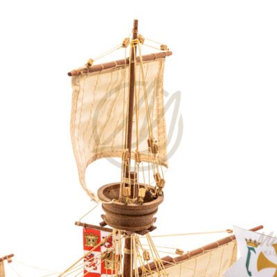 Maquette de la Santa Maria de Christophe Colomb - Maquette de Bateau ancien en Bois - Haut de Gamme - Montée - Mistral Maquettes