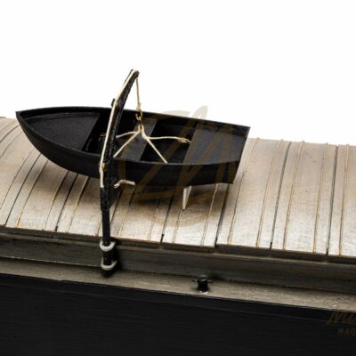 Maquette de Péniche Grey II (Plaquet) · Maquette de Péniche en Bois Déjà Montée · Mistral Maquettes