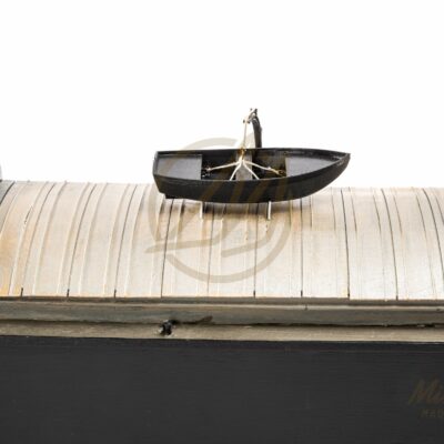 Maquette de Péniche Grey II (Plaquet) · Maquette de Péniche en Bois Déjà Montée · Mistral Maquettes