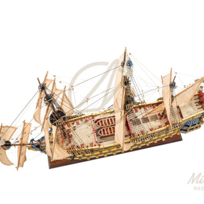 Maquette du Soleil Royal · Qualité Musée · Célèbre Galion en Référence à Louis XVI · Mistral Maquettes