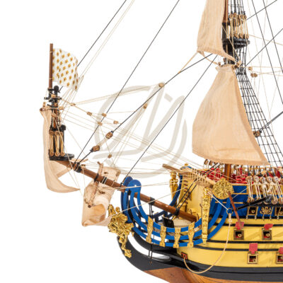 Maquette du Soleil Royal · Qualité Musée · Célèbre Galion en Référence à Louis XVI · Mistral Maquettes