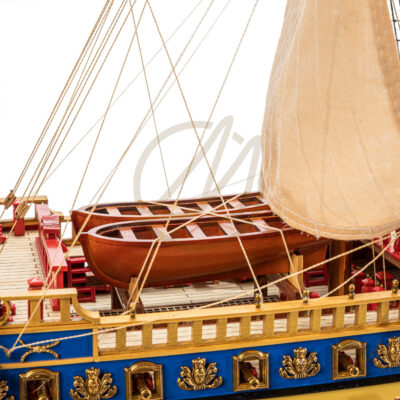 Maquette du Soleil Royal · Qualité Musée · Célèbre Galion en Référence à Louis XVI · Mistral Maquettes