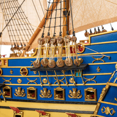 Maquette du Soleil Royal · Qualité Musée · Célèbre Galion en Référence à Louis XVI · Mistral Maquettes