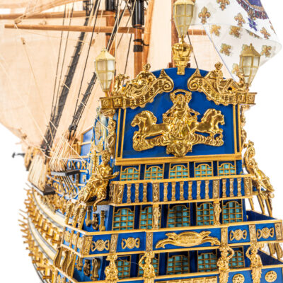Maquette du Soleil Royal · Qualité Musée · Célèbre Galion en Référence à Louis XVI · Mistral Maquettes