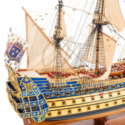 Maquette du Soleil Royal · Qualité Musée · Célèbre Galion en Référence à Louis XVI · Mistral Maquettes