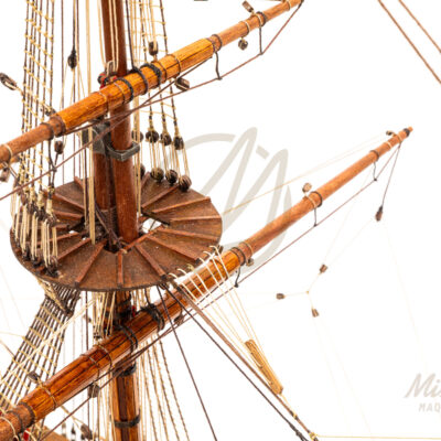 Maquette du Soleil Royal · Exemplaire Unique Décoratif - Maquette de Bateau en Bois déjà Montée.