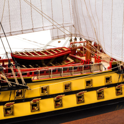 Maquette du Superbe · Frégate de 74 Canons · Maquette de Bateau en Bois Déjà Montée · Mistral Maquettes