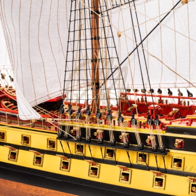 Maquette du Superbe · Frégate de 74 Canons · Maquette de Bateau en Bois Déjà Montée · Mistral Maquettes